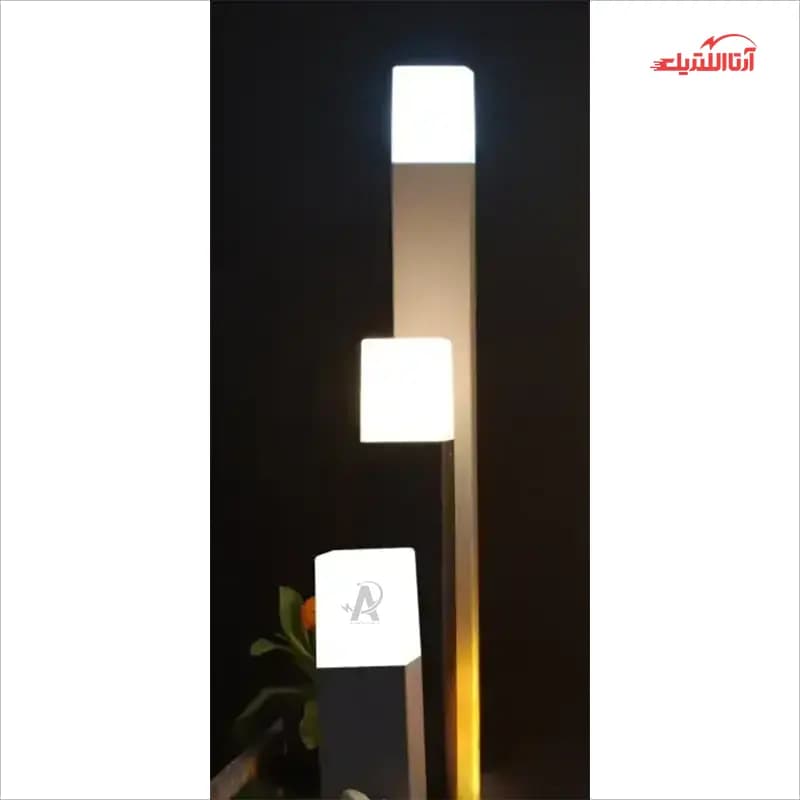 چراغ چمنی 80 سانتیمتری مکعب زمرد نور مدل ZNE.G.213 — تصویر ۲
