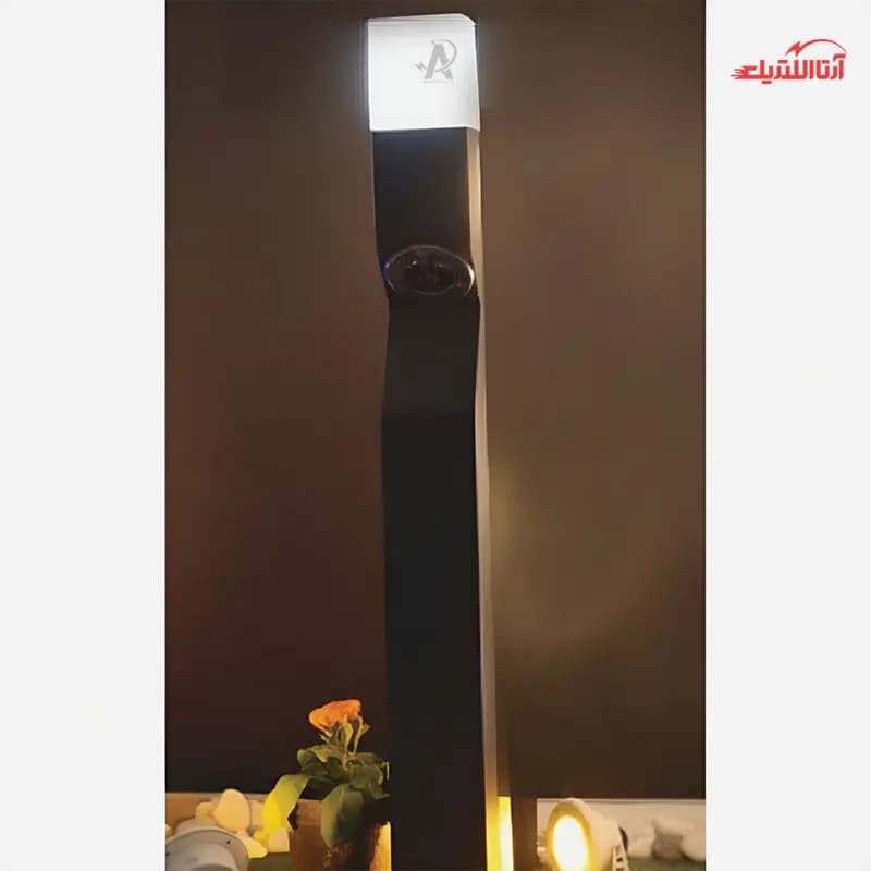 چراغ چمنی مربع دفنی دار 80 سانتیمتری زمرد نور مدل ZNE.G.241 — تصویر ۲