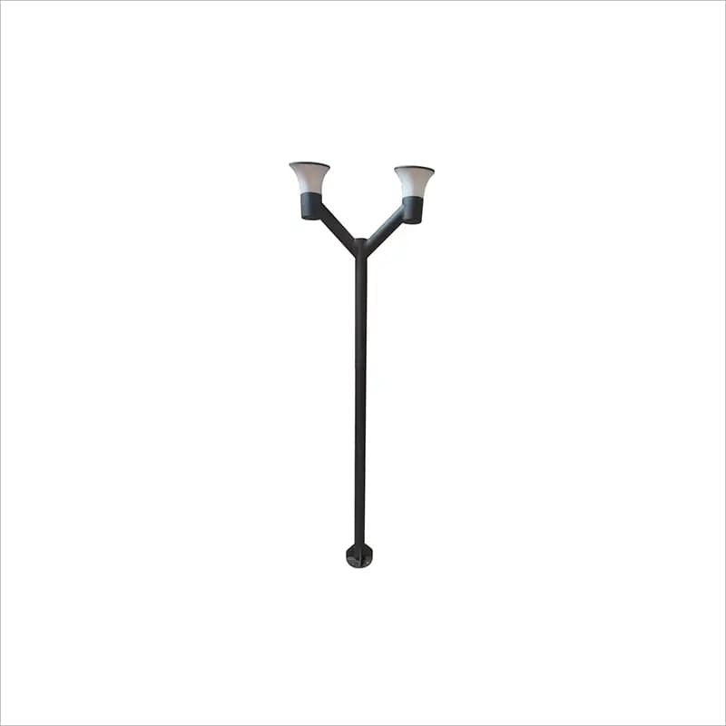 چراغ حیاطی و پارکی قارچی دو شعله زمرد نور مدل ZNE.G.228