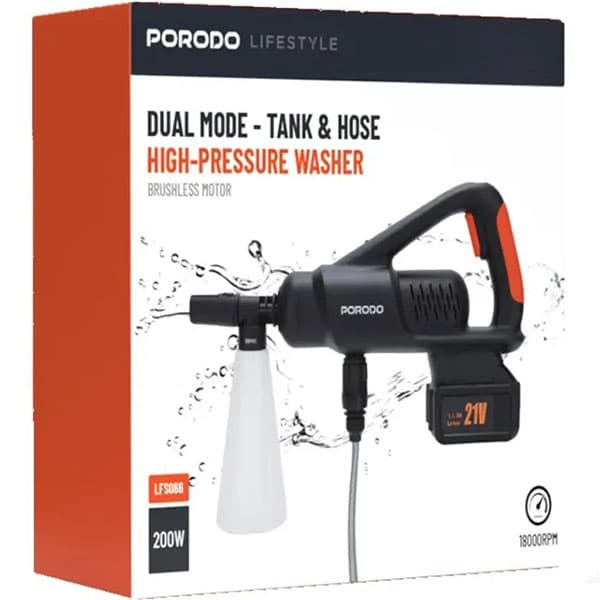 کارواش شارژی قابل حمل پرودو Lifestyle Dual Mode LFST066 — تصویر ۴