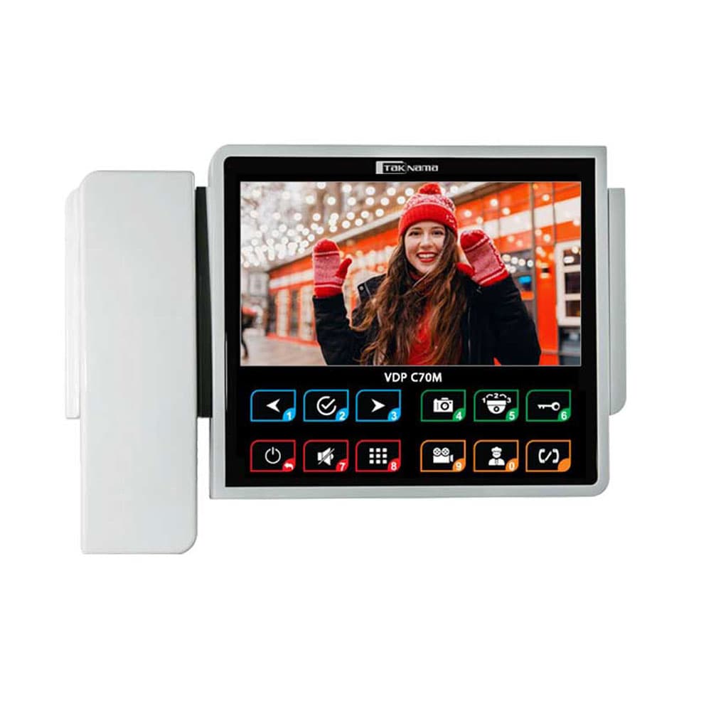 مانیتور آیفون تصویری حافظه دار تک نما مدل VDP-C70M