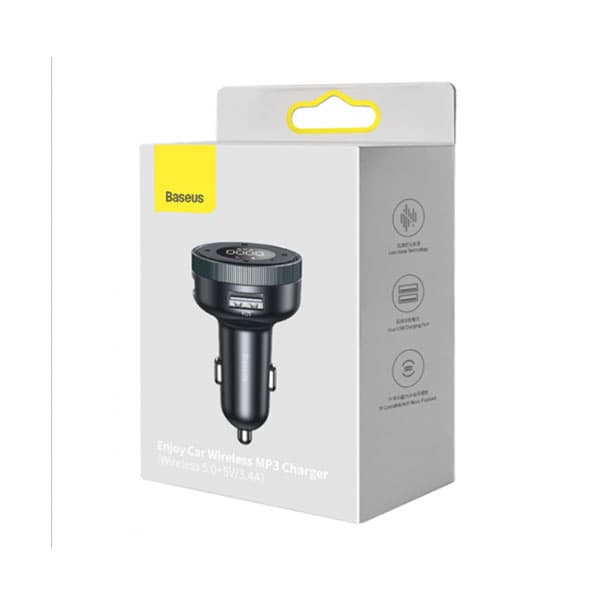 شارژر فندکی و پخش کننده بلوتوث 17 وات Baseus Enjoy Car Wireless MP3 Charger — تصویر ۷