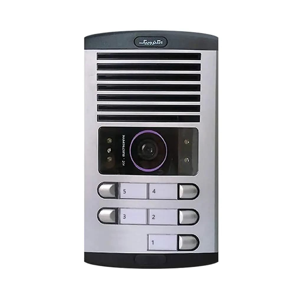 پنل آیفون تصویری 5 واحدی الکتروپیک مدل 1086 افقی — تصویر ۲