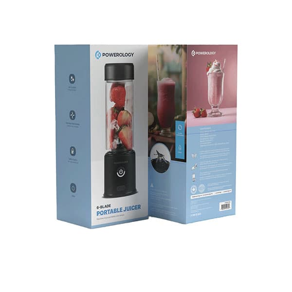 مخلوط‌ کن و شیکر شارژی شش تیغه 450 میلی‌لیتری 126 وات پاورولوژی PN6BPJBK — تصویر ۲