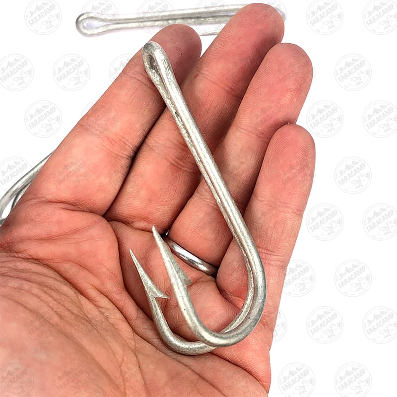 قلاب موستاد دو شاخ دریایی آب شور سایز 10/0 بسته 3 عددی MUSTAD DOUBLE HOOK — تصویر ۲