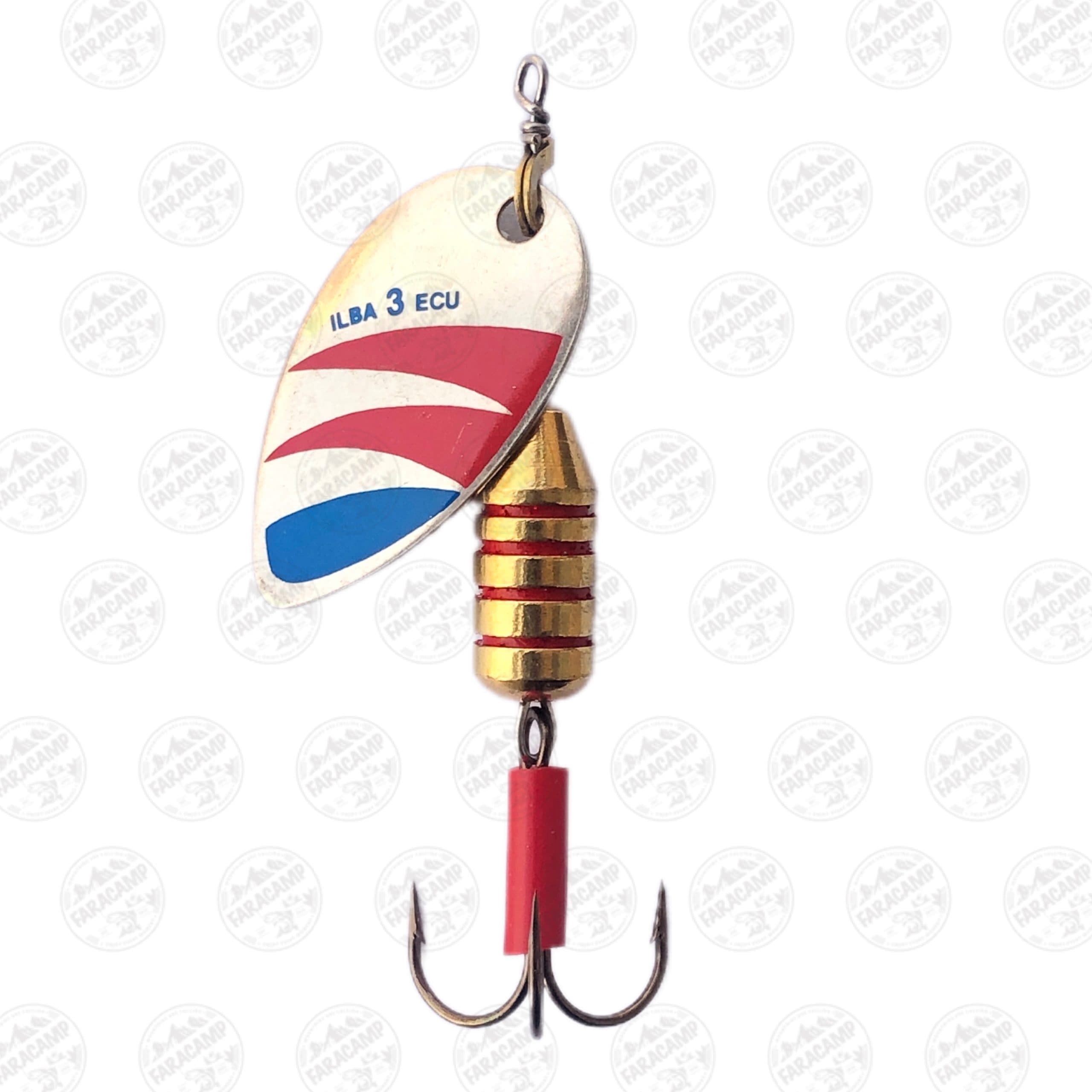 لانسه ماهیگیری سایز ۳ ایلبا Silver – red blue ilba