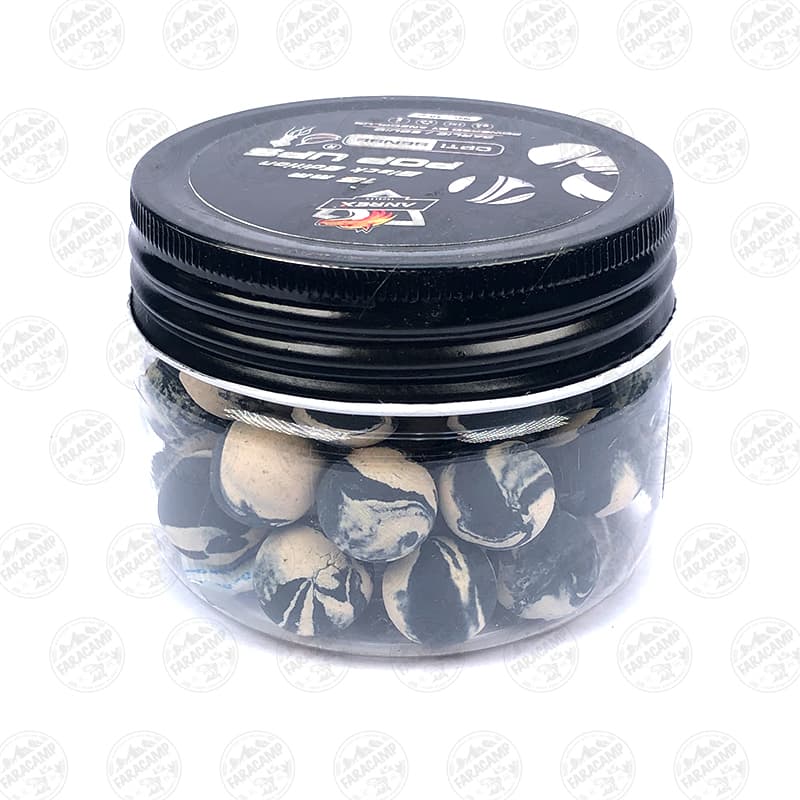 بویله پاپ آپ دو رنگ و دو طعم اسکویید و سیر ANREX 16mm — تصویر ۲