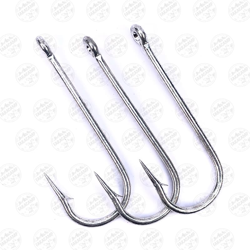 قلاب کیشیدا دریایی آب شور سایز ۳ بسته ۳ عددی KISHIDA ROUND BENT SEA HOOKS 1150