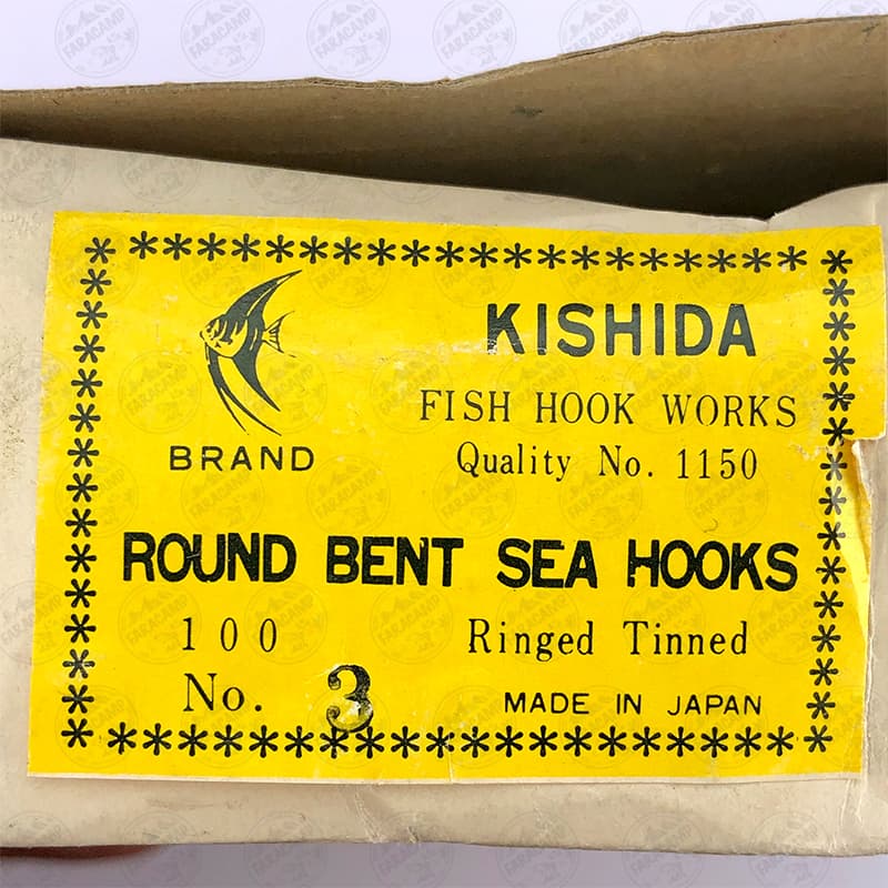 قلاب کیشیدا دریایی آب شور سایز ۳ بسته ۳ عددی KISHIDA ROUND BENT SEA HOOKS 1150 — تصویر ۷