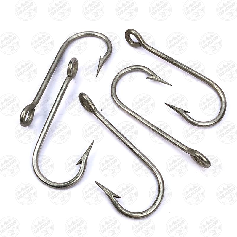 قلاب موستاد دریایی آب شور سایز ۴ بسته ۵ عددی MUSTAD Round Bent Sea HOOKS 904 — تصویر ۲