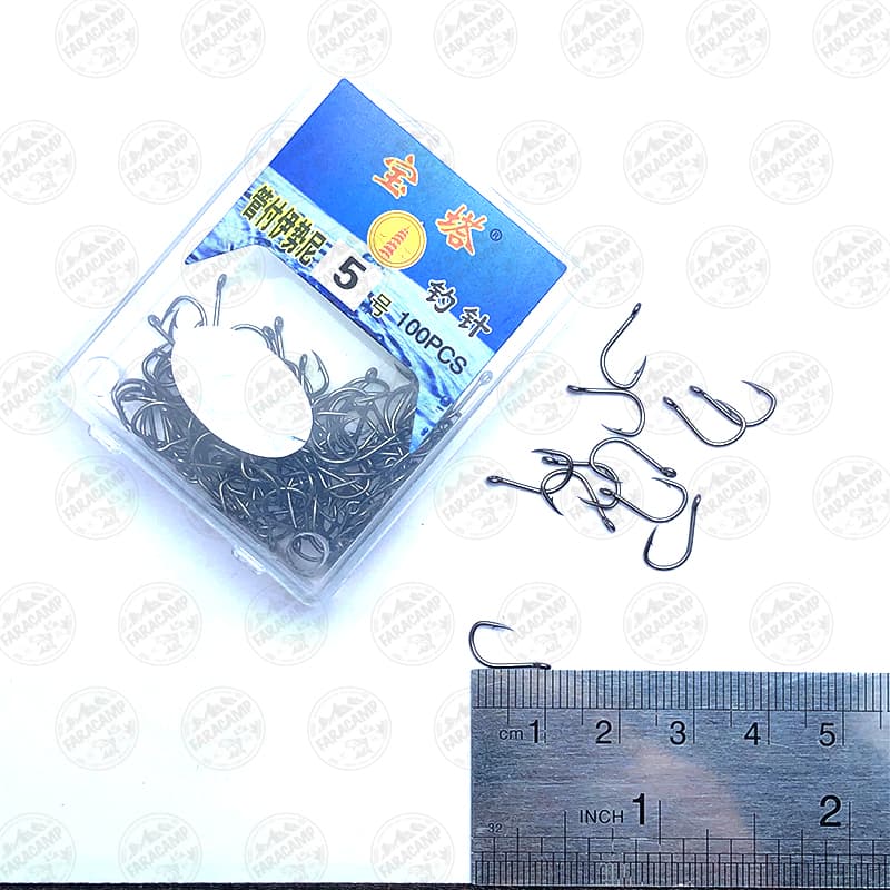 قلاب فولادی سایز ۵ بسته 80 عددی