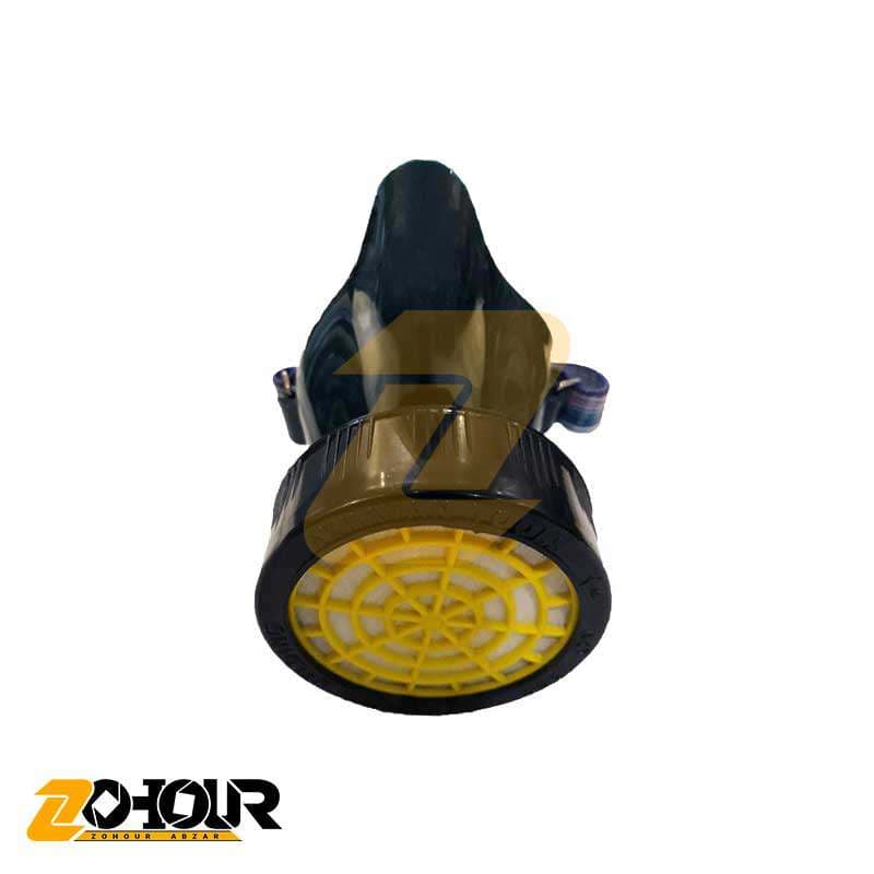 ماسک نیم صورت تک فیلتر ذغالی اخوان مدل Akhavan 320 — تصویر ۲