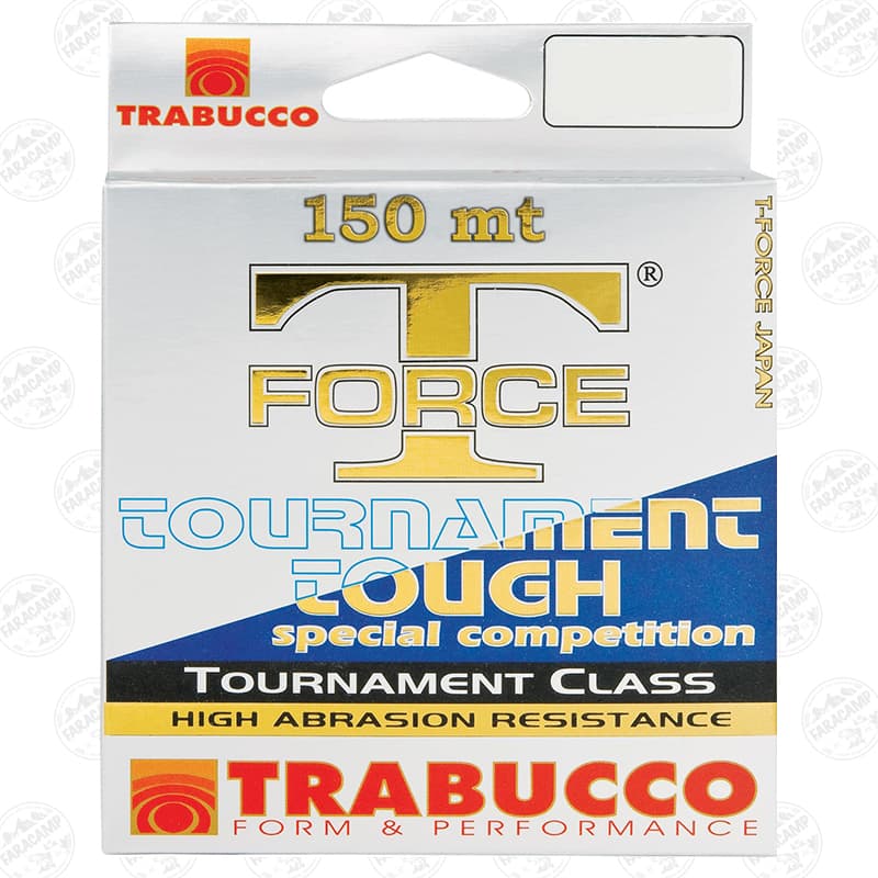 نخ ماهیگیری Trabucco TOURNAMENT TOUGH ترابوکو ایتالیا ۱۵۰ متر سایز ۰٫۲۲