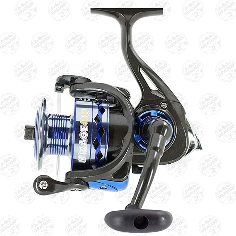 چرخ ماهیگیری اسپین Remixon مدل Mirage 3000 آبی — تصویر ۲