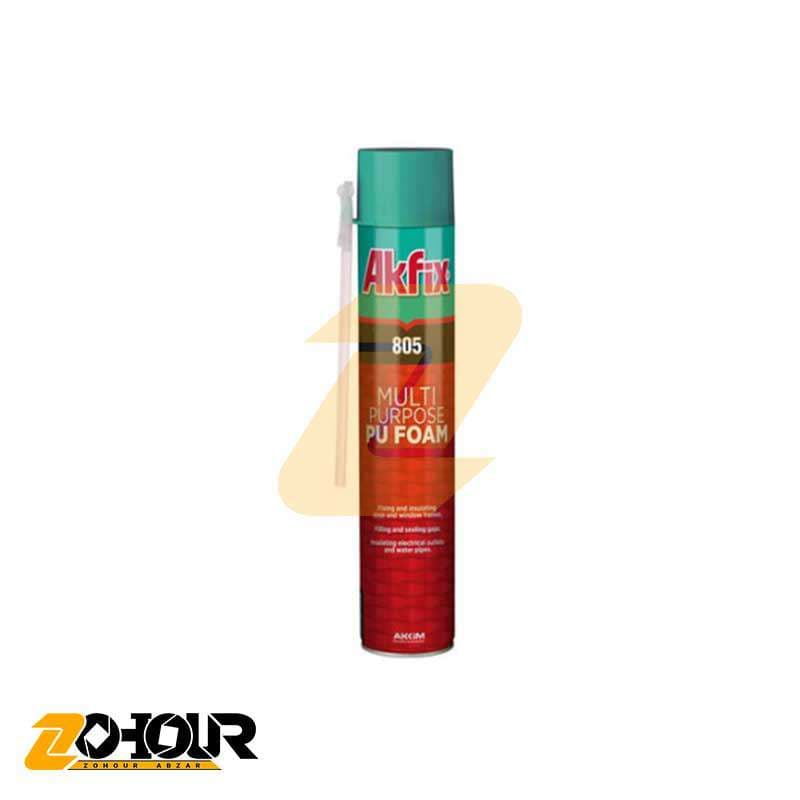 اسپری فوم 750 میلی لیتری آکفیکس مدل Akfix 805