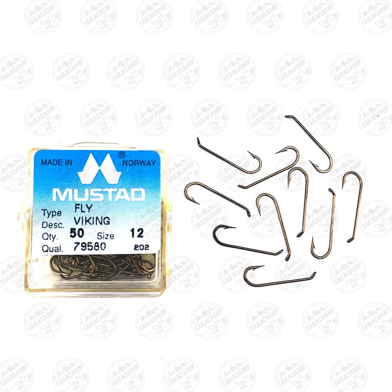قلاب موستاد برنزی سایز 12 بسته 10 عددی MUSTAD 79580