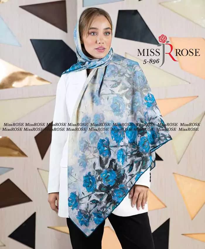 روسری طرح Rose Shade