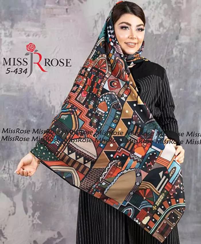 روسری طرح Brick wall