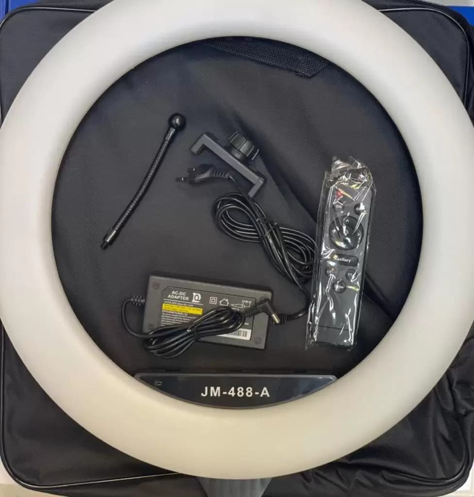 رینگ لایت به همراه سه پایه مدل JM-488-A Ring Light — تصویر ۵