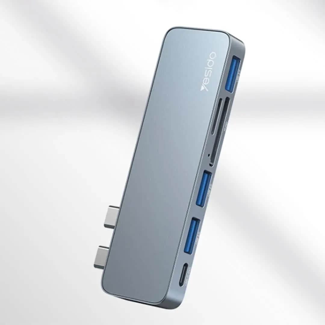 هاب 6 پورت یسیدو مدل YESIDO HB10 HUB ADAPTER — تصویر ۳