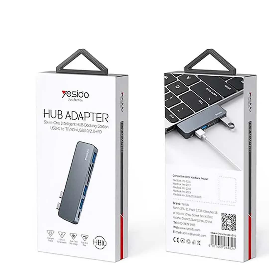 هاب 6 پورت یسیدو مدل YESIDO HB10 HUB ADAPTER — تصویر ۷