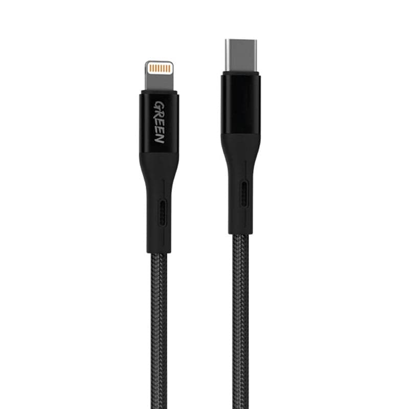 کابل تایپ سی به آیفون گرین مدل GREEN Type C to Lightning 1.2M