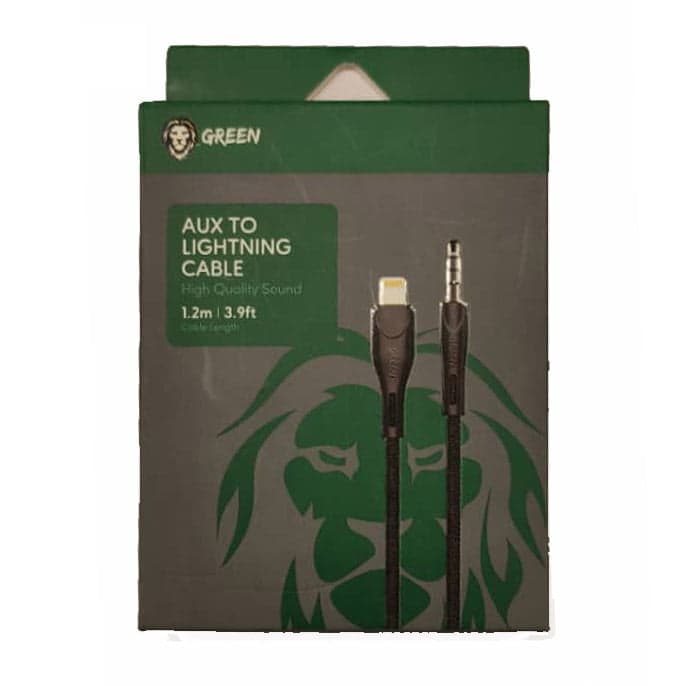 کابل تبدیل AUX به لایتنینگ گرین مدل GREEN AUX to Lightning — تصویر ۸