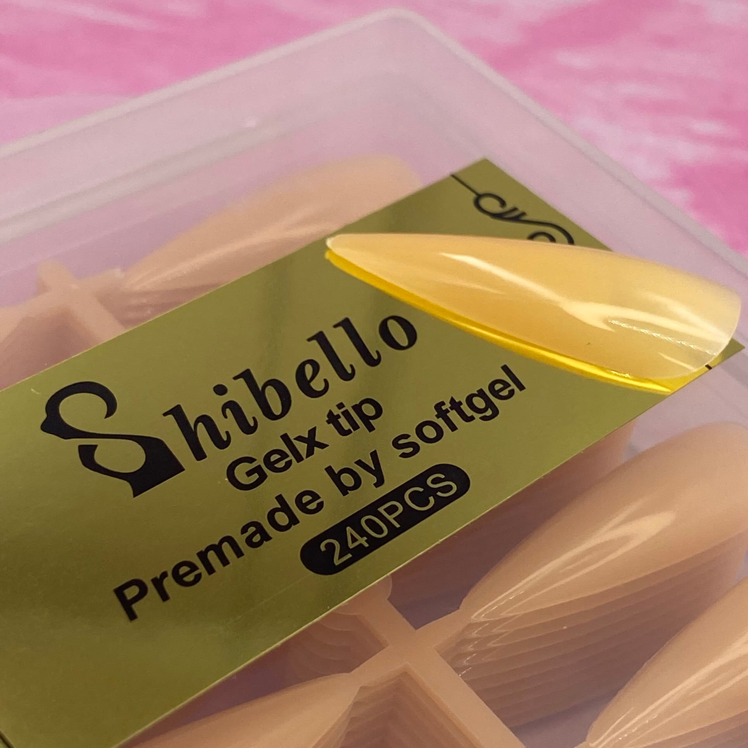 تیپ سافت رنگی 240 عددی کد4 شیبلو SHIBELLO ناخن — تصویر ۲