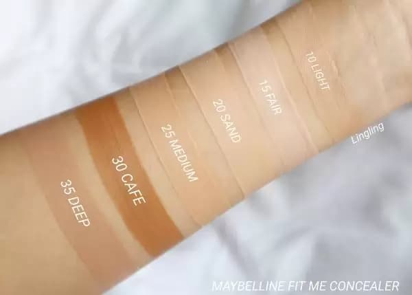کانسیلر مایع میبلین Fit Me شماره 010 پوشانندگی طبیعی مناسب پوست روشن — تصویر ۶