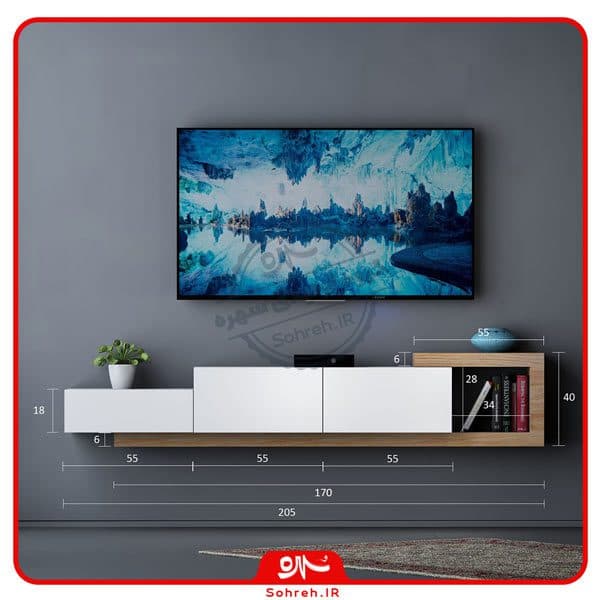 میز تلویزیون مدل SO21156 — تصویر ۲