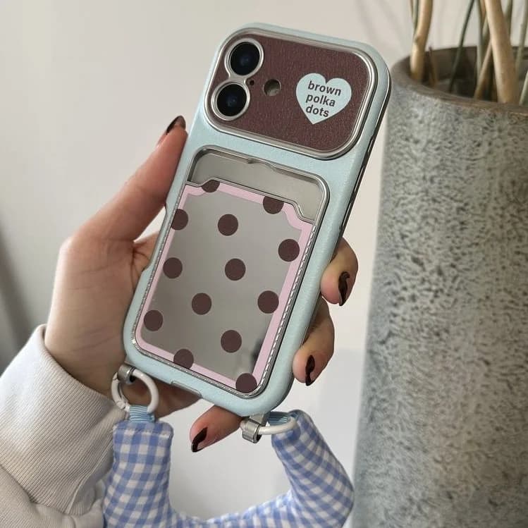 قاب brown polka dots (آیفون)