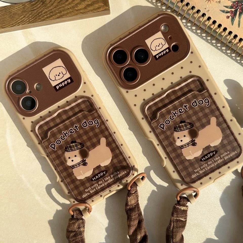 قاب pocket dogs بدون بند (آیفون) — تصویر ۲