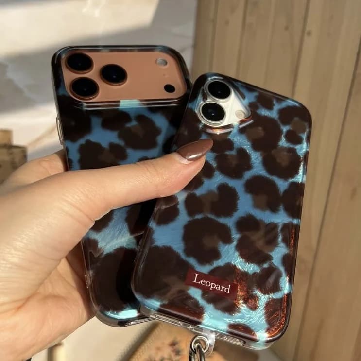 قاب leopard blue (آیفون) — تصویر ۳
