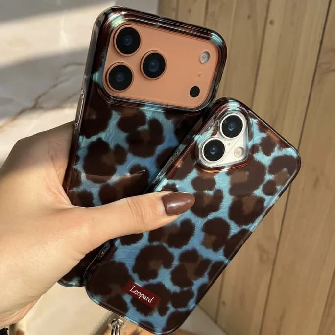 قاب leopard blue (آیفون) — تصویر ۲