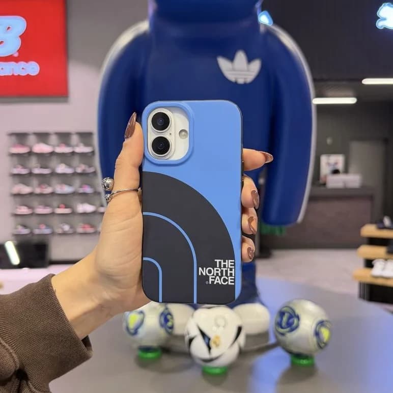 قاب north face blue (آیفون)