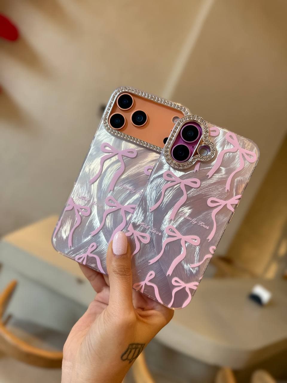 قاب pink riboon (آیفون) — تصویر ۳