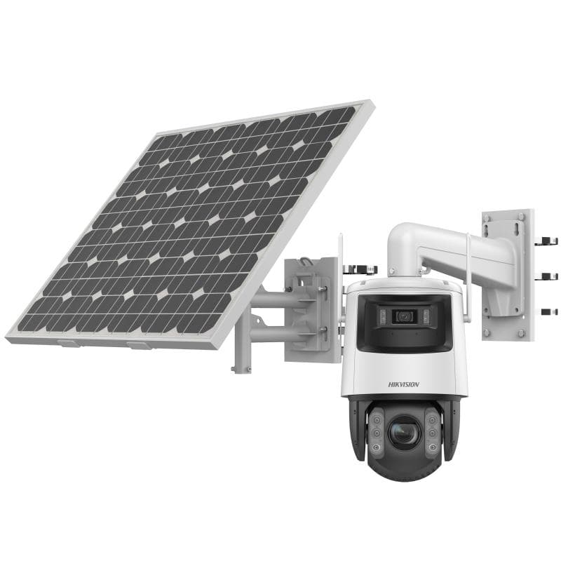 DS-2SE7C432IWG-K/4G/14(F0) TandemVu 7-inch 4MP 32x Solar-powered Security Network Speed Dome Kit