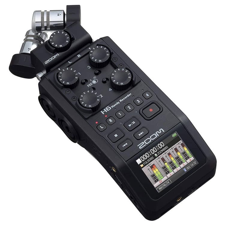 رکورد صدا زوم Zoom H6