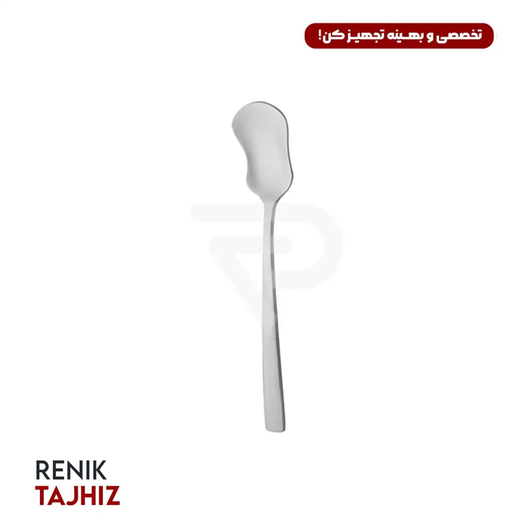 قاشق بستنی خوری فلورانس ساده ناب استیل NAB STEEL