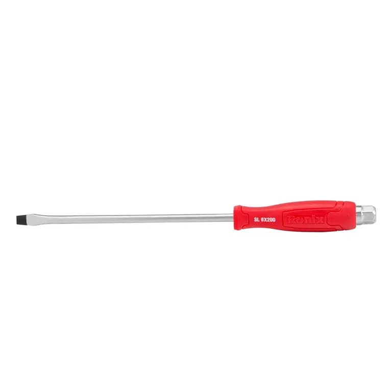 پیچ گوشتی تکی ضربه خور دسته پلاستیکی 200*8 دوسو رونیکس مدل RH-2944