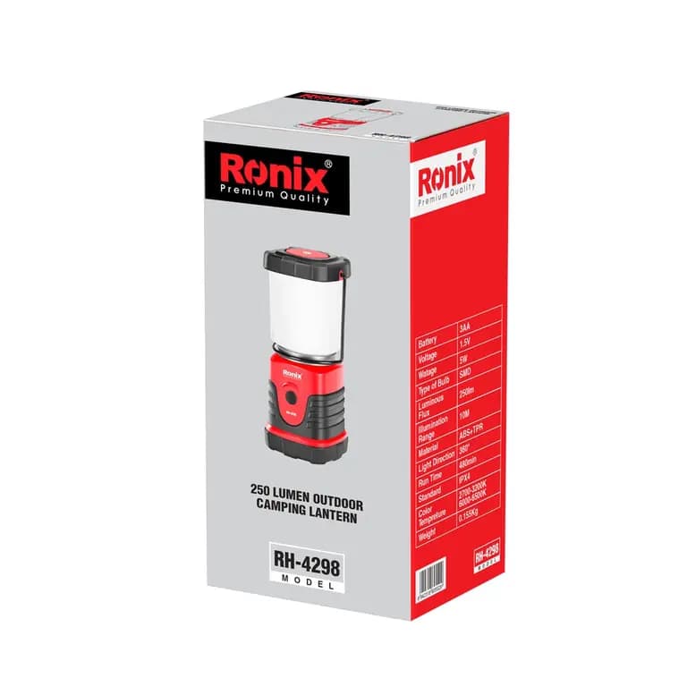 چراغ فانوسی رونیکس باتری خور مدل rh-4298 — تصویر ۷