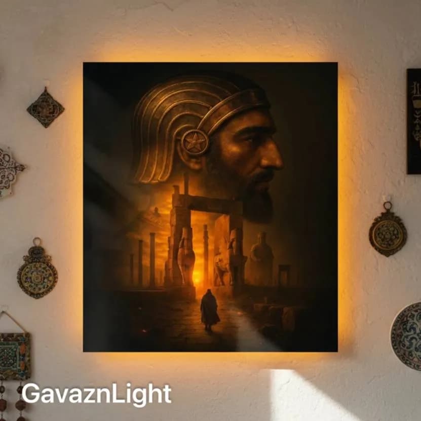 تابلو بک لایت تخت جمشید