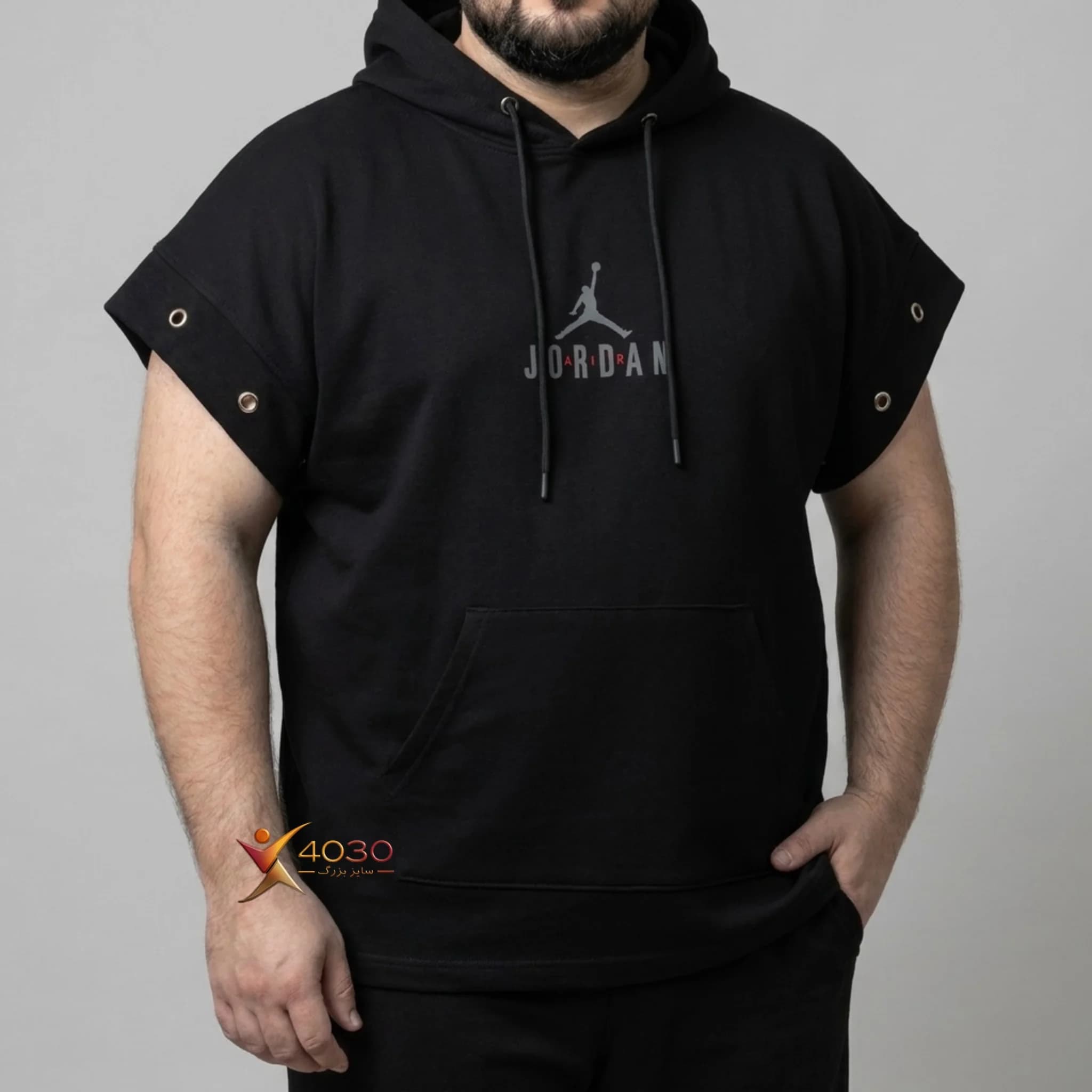 وست دورس پشت طرح دار JORDAN سایز بزرگ مردانه ( 5006 ) — تصویر ۴