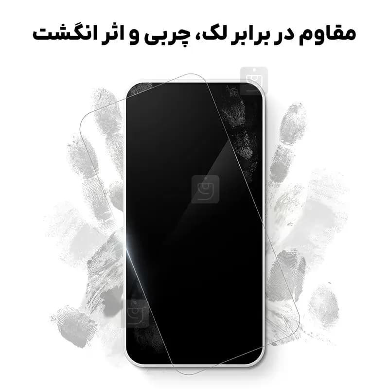 گلس شفاف توری دار مانکی گوشی آیفون 18 پرو مکس — تصویر ۶