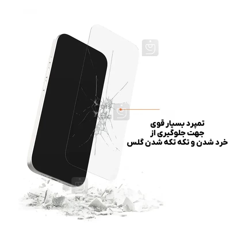 گلس شفاف توری دار مانکی گوشی آیفون 18 پرو مکس — تصویر ۵