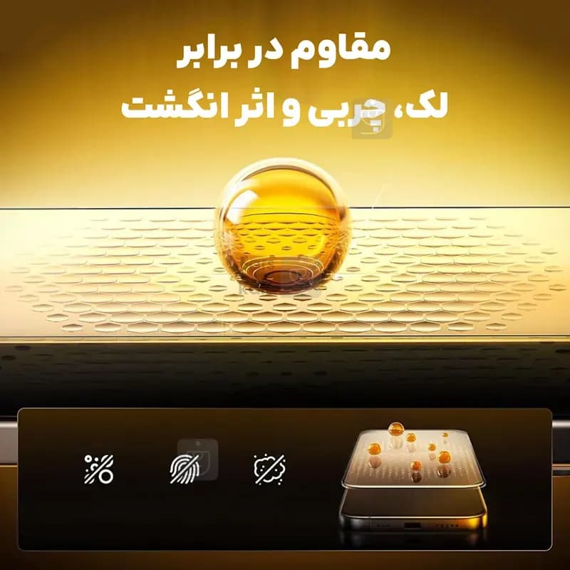 گلس اورجینال تمام صفحه Kuzoom گوشی Apple iPhone 18 Pro Max — تصویر ۲