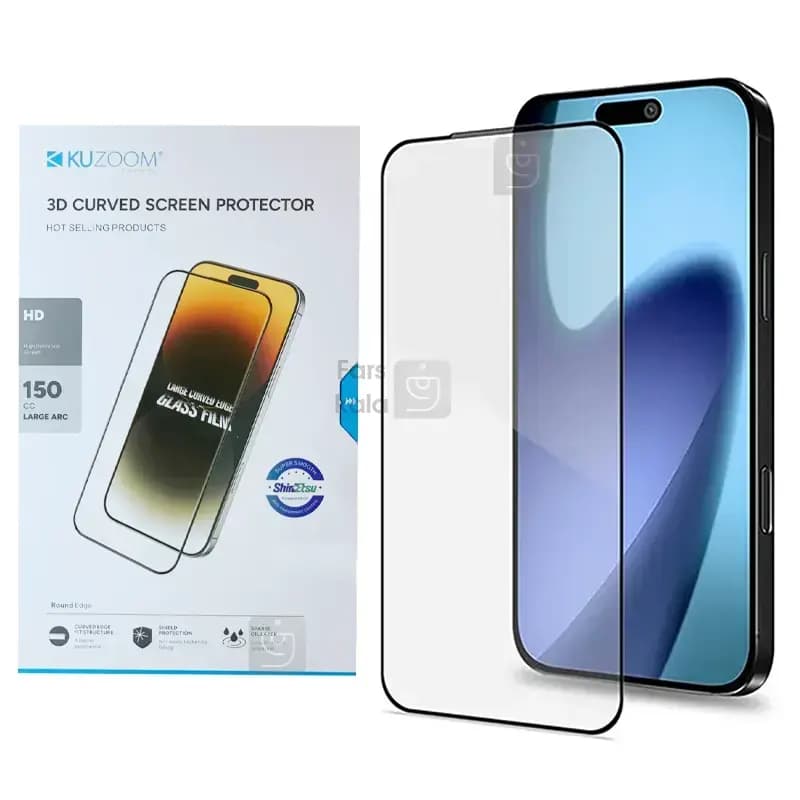 گلس اورجینال تمام صفحه Kuzoom گوشی Apple iPhone 18 Pro Max