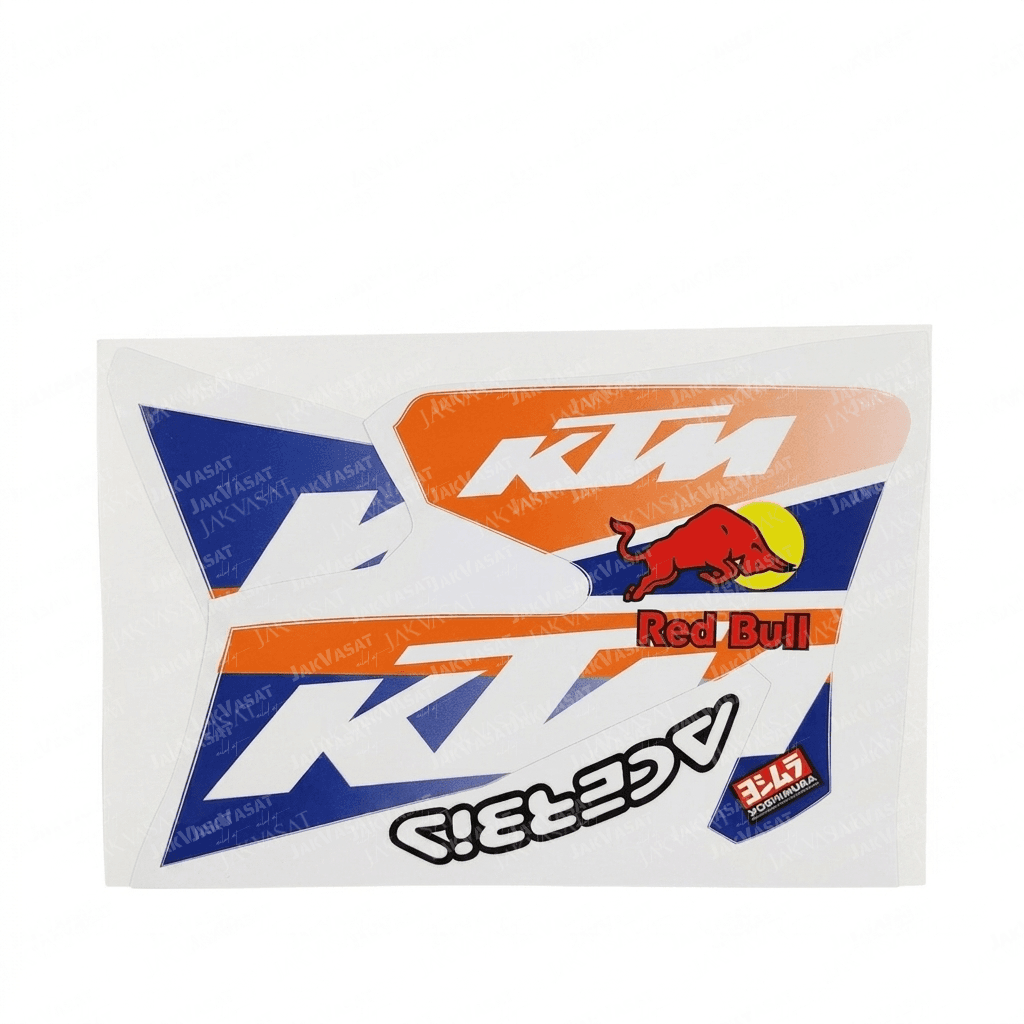 برچسب کامل موتور سیکلت تریل فلات طرح KTM 250 — تصویر ۳