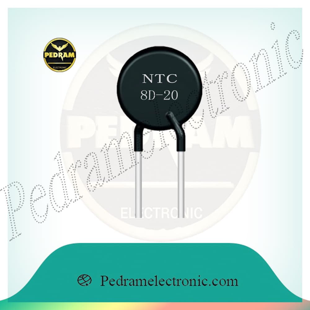 مقاومت حرارتی NTC 8D–20 — تصویر ۳