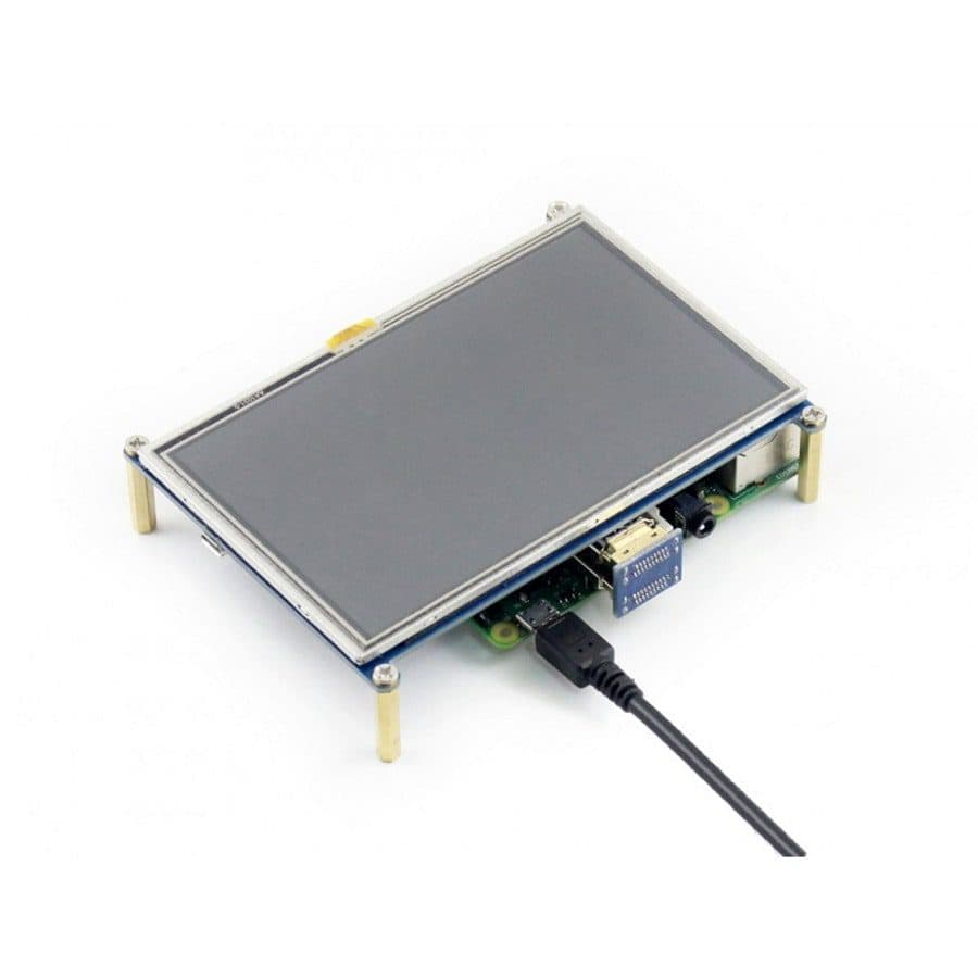 نمایشگر 5 اینچی همراه با تاچ مقاومتی دارای ورودی HDMI اورجینال — تصویر ۴